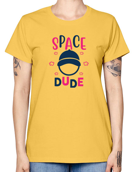 space dude 15# - space -  Missy T-Shirt