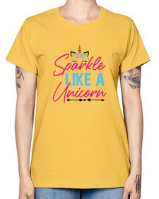 sparkle like a unicorn 416# - unicorn -  Missy T-Shirt
