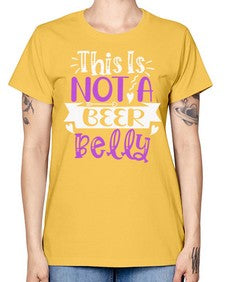 this is not a beer belly 1648# - beer -  Missy T-Shirt