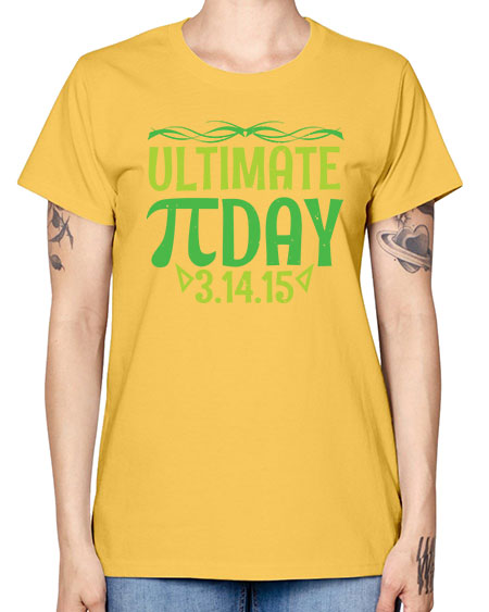 ultimate Pi day 49# - pi -  Missy T-Shirt