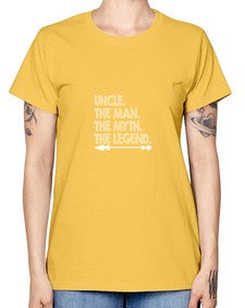 uncle the man the myth 657# - uncle -  Missy T-Shirt