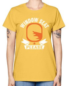 window seat please  51# - airplane -  Missy T-Shirt