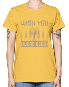 wish you were beerr 1785# - beer -  Missy T-Shirt