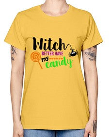 witchbetterhavecandy 12# - witch -  Missy T-Shirt