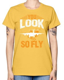 you look so fly  53# - airplane -  Missy T-Shirt
