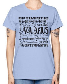 Aquarius 563# - aquarius -  Missy T-Shirt
