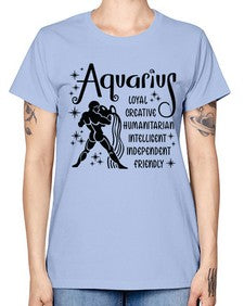 Aquarius 64# - aquarius -  Missy T-Shirt