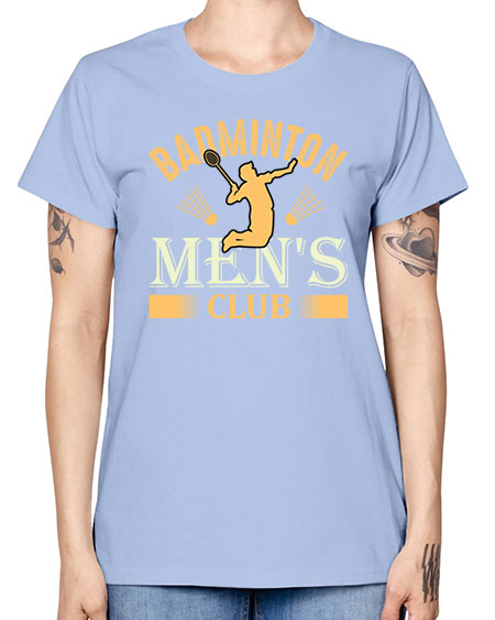 Badminton mens 1450# - badminton -  Missy T-Shirt