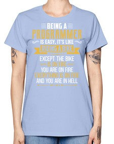 Being a Programmer 3# - computer -  Missy T-Shirt