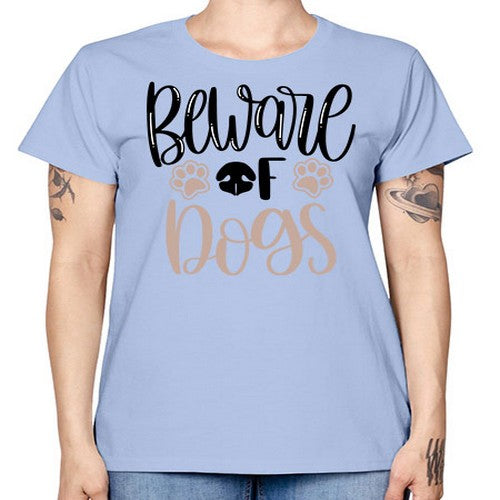 Beware Of Dogs Style 33# - dogs -  Missy T-Shirt