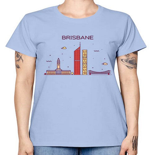 Brisbane 496# - cities -  Missy T-Shirt