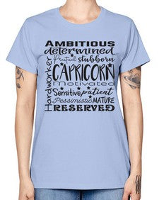 Capricorn 566# - capricorn -  Missy T-Shirt