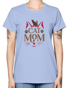 Cat Mom Style 6# - cats -  Missy T-Shirt