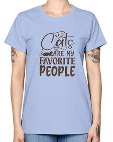 Cats Are My Favorite People Style 7# - cats -  Missy T-Shirt