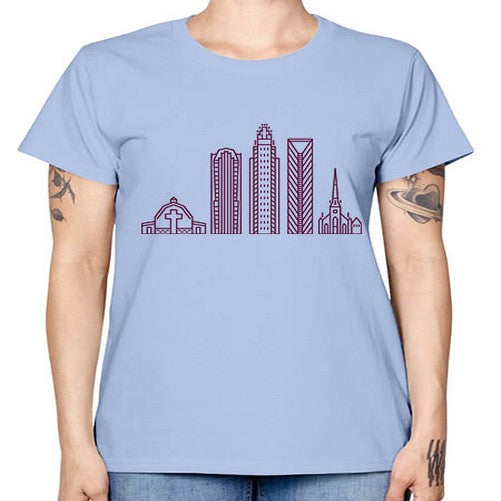 CharlotteNC 559# - cities -  Missy T-Shirt
