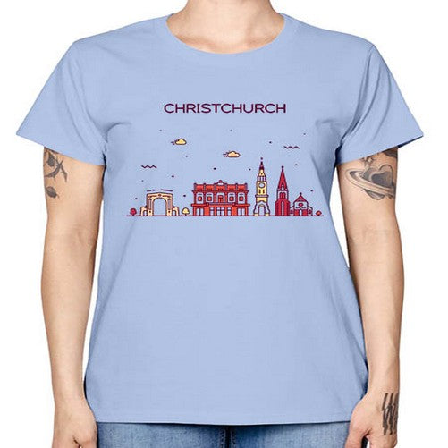Christchurch 586# - cities -  Missy T-Shirt