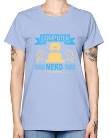Computer Nerd 10# - computer -  Missy T-Shirt