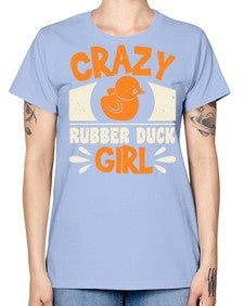 Crazy Rubber Duck Girl Style 4# - ducks -  Missy T-Shirt