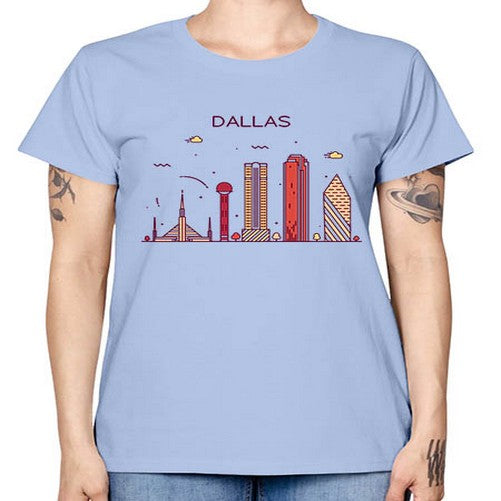 Dallas 646# - cities -  Missy T-Shirt