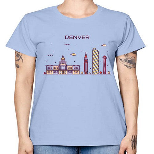Denver 661# - cities -  Missy T-Shirt