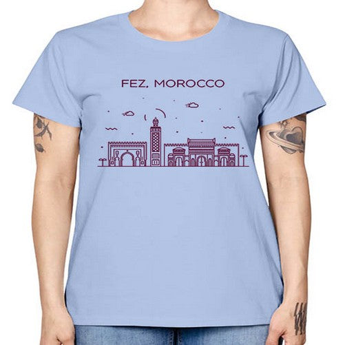 Fez 718# - cities -  Missy T-Shirt