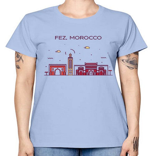Fez 720# - cities -  Missy T-Shirt