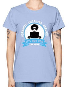 Forensic computer analyst 46# - computer -  Missy T-Shirt