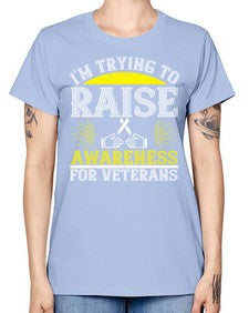 Im trying to raise awareness for veterans Style 43# - Self awareness -  Missy T-Shirt
