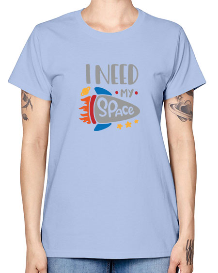 Ineedmyspace 17# - space -  Missy T-Shirt