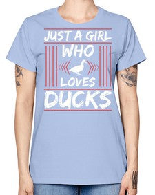 Just A Girl Who Loves Ducks Style 33# - ducks -  Missy T-Shirt