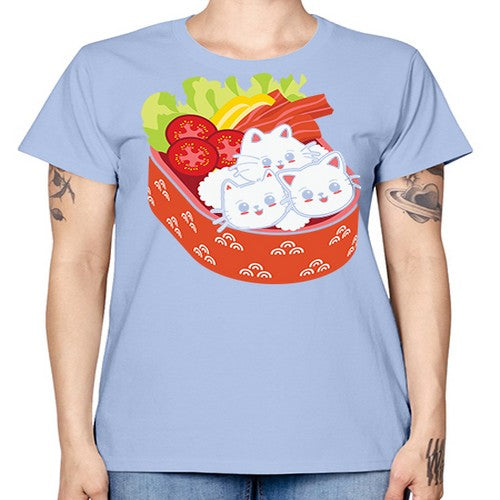 Kawaii Cat Boxed Lunch Anime Anime 266# - anime -  Missy T-Shirt