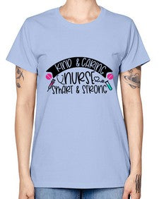 Kind Caring Nurse Smart Strong Style Style 1032# - nurse -  Missy T-Shirt