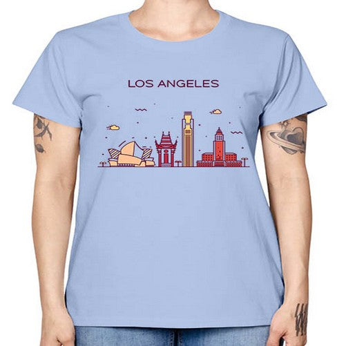 LosAngeles 1166# - cities -  Missy T-Shirt