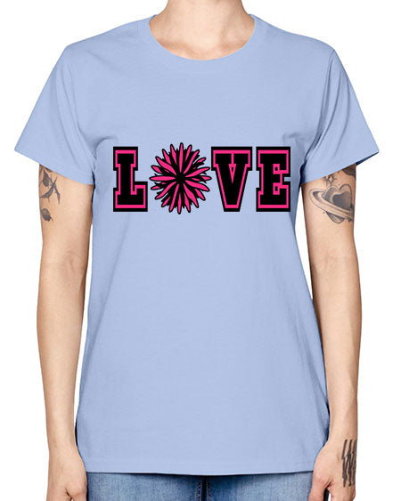 Love 694# - cheer -  Missy T-Shirt