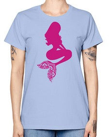 MermaidMandalaUpdated 933# - mandala -  Missy T-Shirt
