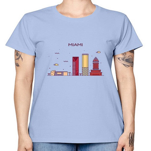 Miami 1285# - cities -  Missy T-Shirt