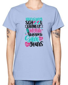 Nursing School Giving Style Style 1276# - nurse -  Missy T-Shirt