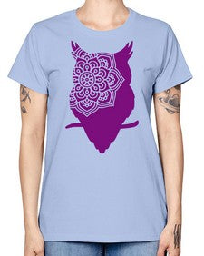OwlMandalaUpdated 976# - mandala -  Missy T-Shirt