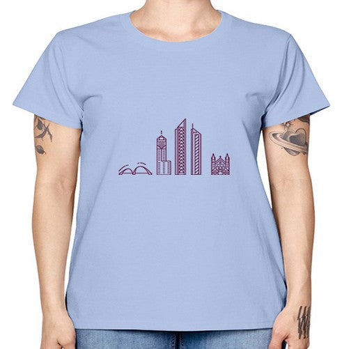 Perth 1596# - cities -  Missy T-Shirt