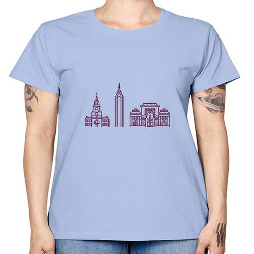 Philadelphia 1603# - cities -  Missy T-Shirt