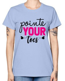 Pointe your toes 176# - ballet -  Missy T-Shirt