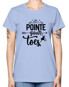 Pointe your toes 177# - ballet -  Missy T-Shirt