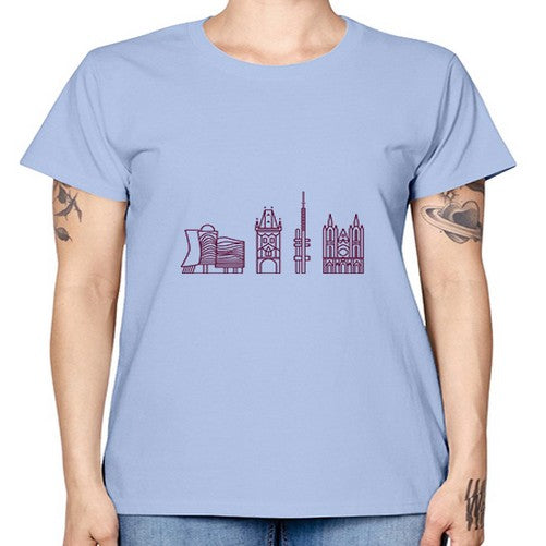 Prague 1687# - cities -  Missy T-Shirt