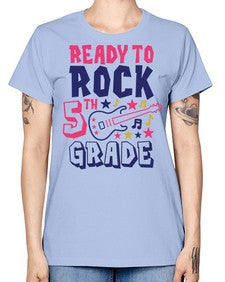 Ready To Rock fifth 727# - fifth grade -  Missy T-Shirt