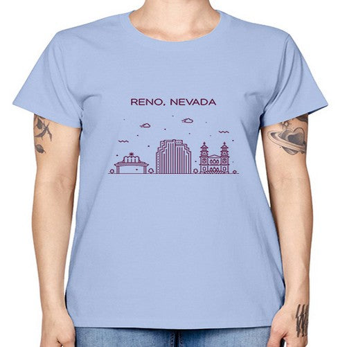 Reno 1712# - cities -  Missy T-Shirt