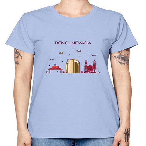 Reno 1714# - cities -  Missy T-Shirt