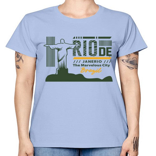 Rio de Janerio 1734# - cities -  Missy T-Shirt