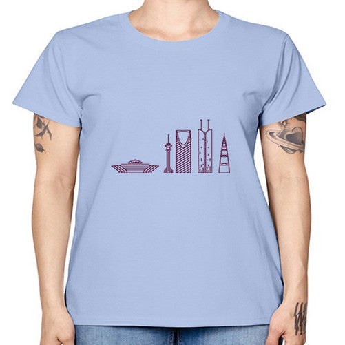 Riyadh 1740# - cities -  Missy T-Shirt