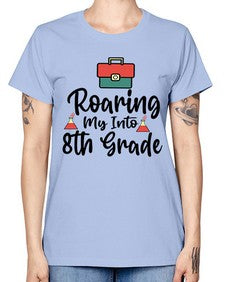 Roaring My Into eighth Grade 757# - eighth grade -  Missy T-Shirt