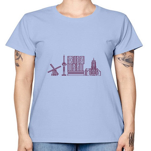 Rotterdam 1753# - cities -  Missy T-Shirt